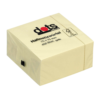 Artikelbild für dots Haftnotizen gelb, 1 Würfel, Artikelnummer 221972