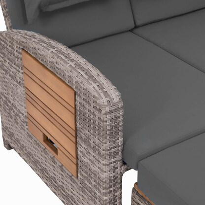 Artikelbild 11 für greemotion Loungesofa Bahia Tobago grau Kunststoff, Metall, 9-teilig, Artikelnummer 422762