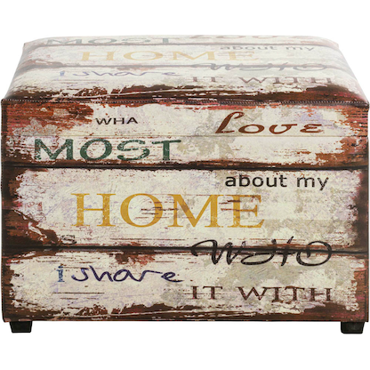 Artikelbild 6 für HAKU Möbel Sitztruhe 52922 Motiv Schriftzug Holz 58,0 cm, Artikelnummer 192528