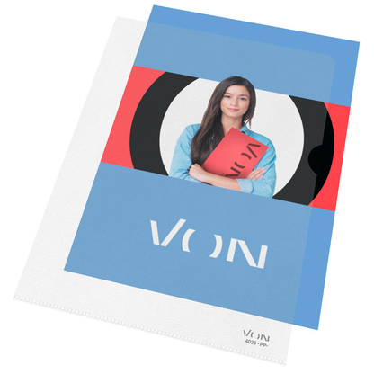 Artikelbild 6 für VON LEITZ Sichthüllen 4029 DIN A4 transparent genarbt 0,115 mm, 100 St., Artikelnummer 635407