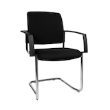 Artikelbild 1 für Topstar Besucherstühle BtoB 20 BB390A G20 schwarz Stoff, 2 St., Artikelnummer 374546