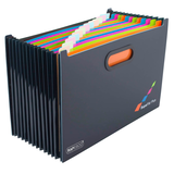 Artikelbild 1 für RAPESCO® Fächermappe Supafile Plus 13 Fächer schwarz, 1 St., Artikelnummer 965537
