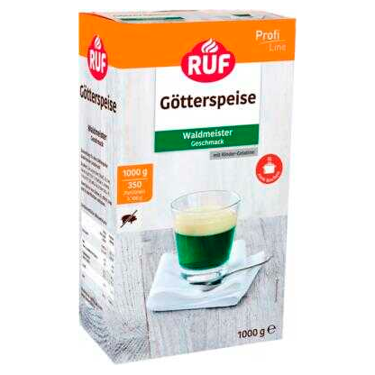 Artikelbild für RUF Götterspeise Waldmeister-Geschmack 1,0 kg, 1 St., Artikelnummer 803139