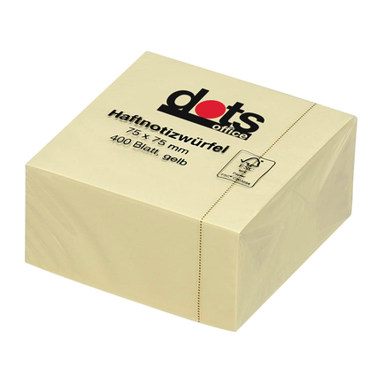 Artikelbild 2 für dots Haftnotizen gelb, 1 Würfel, Artikelnummer 221972