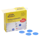 Artikelbild 1 für AVERY Zweckform Klebepunkte 3857 blau Ø 19,0 mm, 250 St., Artikelnummer 416317