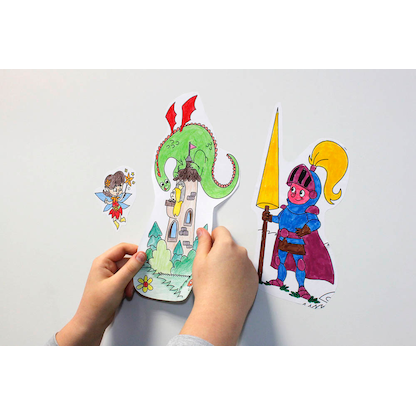 Artikelbild 4 für inFO Malrolle Märchen 80 g/qm, 30,0 cm x 4,0 m, Artikelnummer 510014