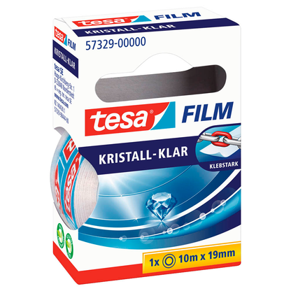 Artikelbild 2 für tesa KRISTALL-KLAR Klebefilm transparent 19,0 mm x 10,0 m 1 Rolle, Artikelnummer 241463