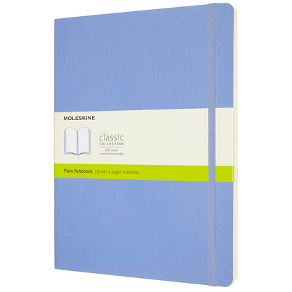 Artikelbild 3 für MOLESKINE Notizbuch Classic Collection flexibler Einband ca. DIN A4 blanko, hortensienblau Softcover 192 Seiten, 1 St., Artikelnummer 924670