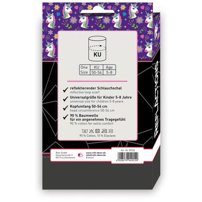 Artikelbild 3 für ROTH Schlauchschal Einhorn lila 50,0- 54,0 cm, 1 St., Artikelnummer 581106