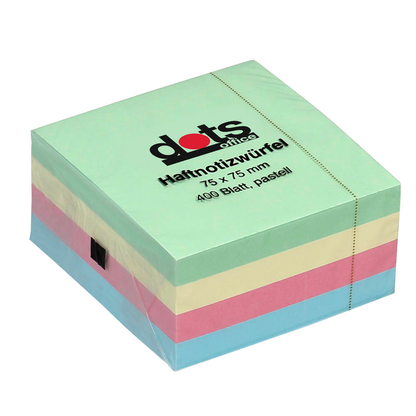 Artikelbild für dots pastell Haftnotizen farbsortiert, 1 Würfel, Artikelnummer 238966