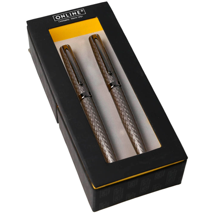 Artikelbild für ONLINE® Schreibset Eleganza silber, Artikelnummer 837403