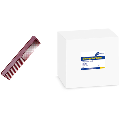 Artikelbild für Meditrade® Einmalkamm braun, 100 St., Artikelnummer 563757