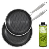 Artikelbild 1 für HENSSLERS Pfannen-Set anthrazit Ø 28,0/24,0 cm 2-tlg., 1 St., Artikelnummer 641869