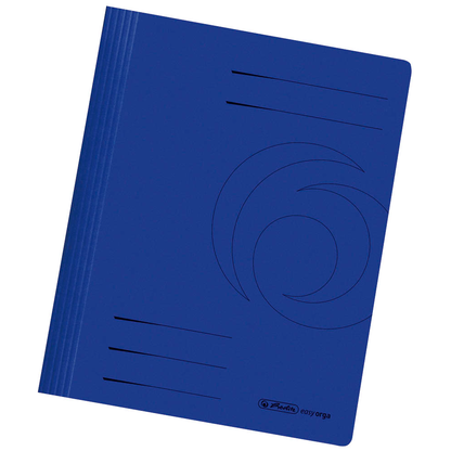 Artikelbild für herlitz Schnellhefter easy orga Karton dunkelblau DIN A4, 10 St., Artikelnummer 369126