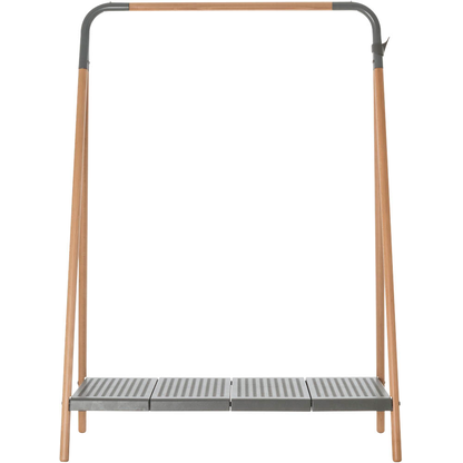 Artikelbild 2 für meet powered by PAPERFLOW Kleiderständer grau Holz 1 Haken 105,0 x 142,0 cm, Artikelnummer 300873