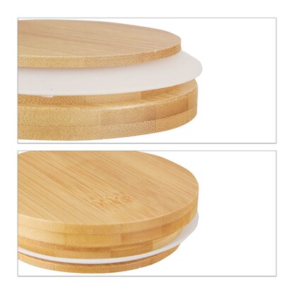 Artikelbild 7 für relaxdays Vorratsdosen 16,0 cm hoch transparent 0,8 l, 3 St., Artikelnummer 382802