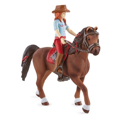 Artikelbild für Schleich® Horse Club 42539 bewegliche Hannah & Cayenne Spielfiguren-Set, Artikelnummer 638641
