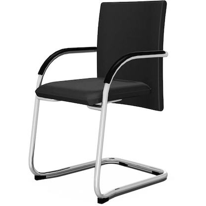 Artikelbild 5 für BISLEY Besucherstühle Classy BSFP2733 schwarz Stoff, 2 St., Artikelnummer 286702