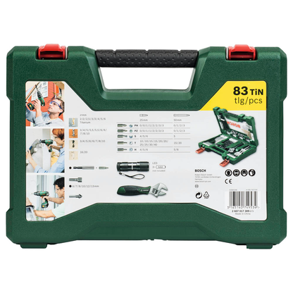 Artikelbild 3 für BOSCH Bohrer- und Bit-Set V-Line Box, 83-teilig, Artikelnummer 208437
