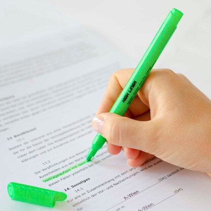 Artikelbild 3 für Kores® Highliner Textmarker farbsortiert, 4 St., Artikelnummer 766772