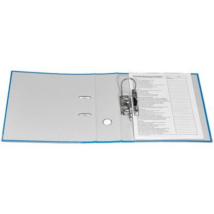Artikelbild 6 für büroplus Ordner blau Karton 8,0 cm DIN A4, 1 St., Artikelnummer 154583