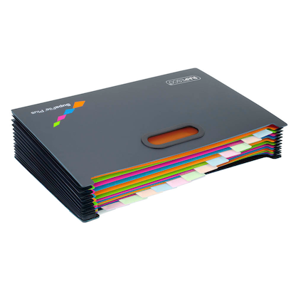 Artikelbild 2 für RAPESCO® Fächermappe Supafile Plus 13 Fächer schwarz, 1 St., Artikelnummer 965537