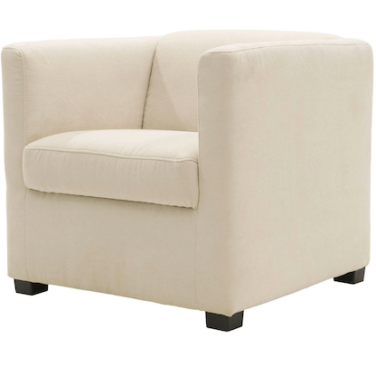 Artikelbild 2 für DOMO Collection Sessel BOB beige schwarz Stoff 72,0 cm 75,0 cm, 1 St., Artikelnummer 764557