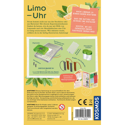Artikelbild 7 für KOSMOS Experimentierkasten Limo-Uhr mehrfarbig, Artikelnummer 820583
