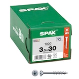 Artikelbild 1 für SPAX® Universalschrauben T20 Senkkopf WIROX 0191010350305 3,5 mm x 30 mm, 1.000 St., Artikelnummer 395149