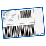 Artikelbild 1 für EICHNER Etikettentaschen blau 16,0 x 11,0 cm, 10 St., Artikelnummer 703896