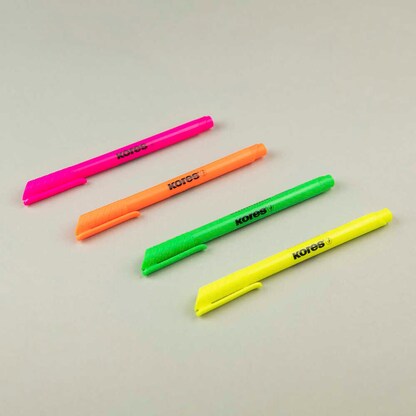 Artikelbild 4 für Kores® Highliner Textmarker farbsortiert, 4 St., Artikelnummer 766772