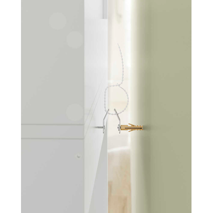 Artikelbild 4 für VASAGLE Schminktisch rechteckig Spanplatte weiß 70,0 x 40,0 x 136,0 cm, 1 St., Artikelnummer 759539