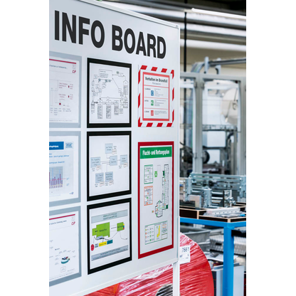 Artikelbild 5 für DURABLE Magnetrahmen DURAFRAME® MAGNETIC A4 schwarz A4, 5 St., Artikelnummer 612887