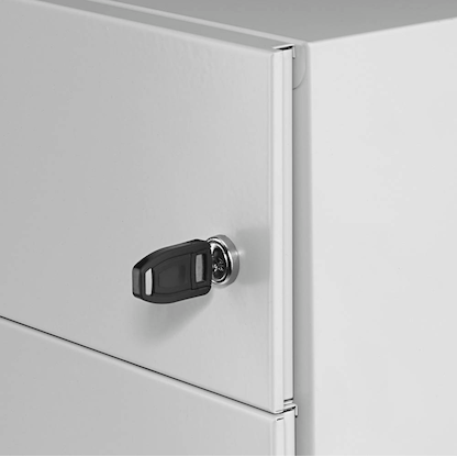 Artikelbild 8 für BISLEY Note Rollcontainer silber 2 Auszüge 42,0 x 56,5 x 49,5 cm, Artikelnummer 493445