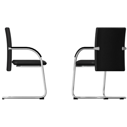 Artikelbild 6 für BISLEY Besucherstühle Classy BSFP2733 schwarz Stoff, 2 St., Artikelnummer 286702