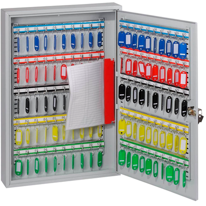 Artikelbild für phoenix KC0603K Schlüsselkasten lichtgrau mit 100 Haken, Zylinderschloss, 38,0 x 8,0 x 55,0 cm, 1 St., Artikelnummer 500769