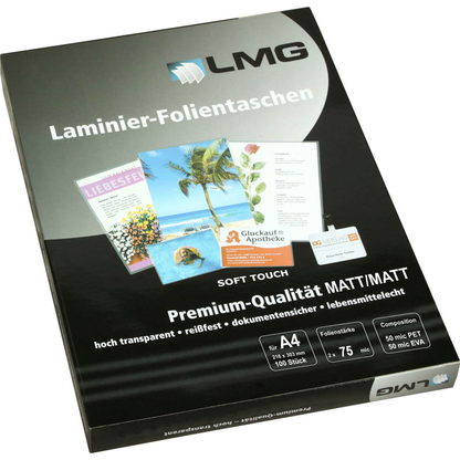 Artikelbild 7 für LMG Soft Touch Laminierfolien matt für A4 75 micron, 100 St., Artikelnummer 432712