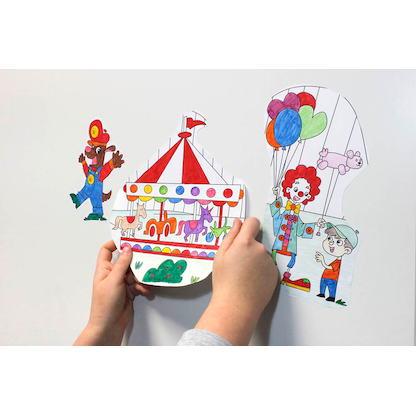 Artikelbild 5 für inFO Malrolle Vergnügungspark 80 g/qm, 30,0 cm x 4,0 m, Artikelnummer 510060