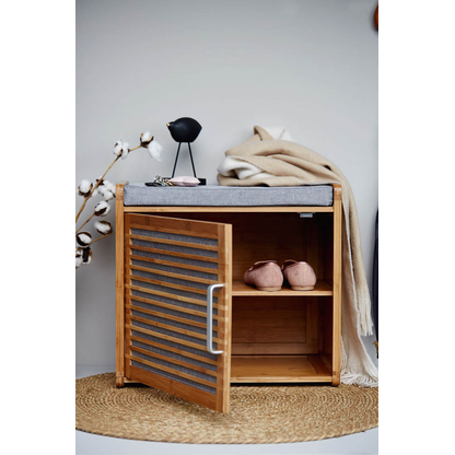 Artikelbild 8 für WENKO Schuhschrank Bahari, 62218100 braun, grau 2 Fachböden 50,0 x 33,0 x 45,0 cm, Artikelnummer 530826