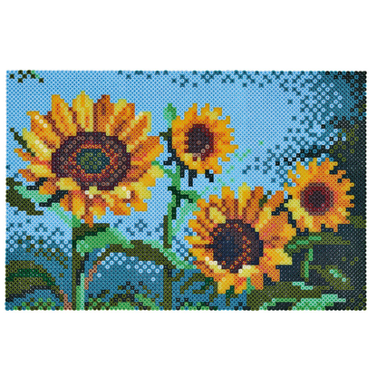 Artikelbild 2 für Hama® Bügelperlen Set Sonnenblumen mehrfarbig, Artikelnummer 191847