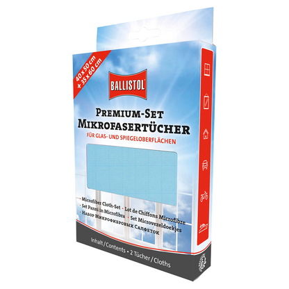 Artikelbild für BALLISTOL Premium Mikrofasertücher Polyester 60 °C waschbar, 2 St., Artikelnummer 241038