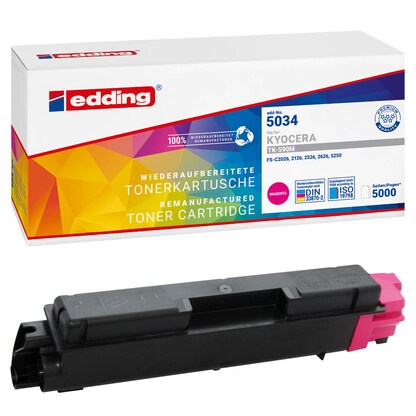 Artikelbild für edding EDD-5034 magenta Toner kompatibel zu KYOCERA TK-590M, Artikelnummer 284772
