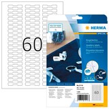 Artikelbild 1 für HERMA Schmucketiketten 5116 weiß 49,0 x 10,0 mm, 25 Blatt, Artikelnummer 179838