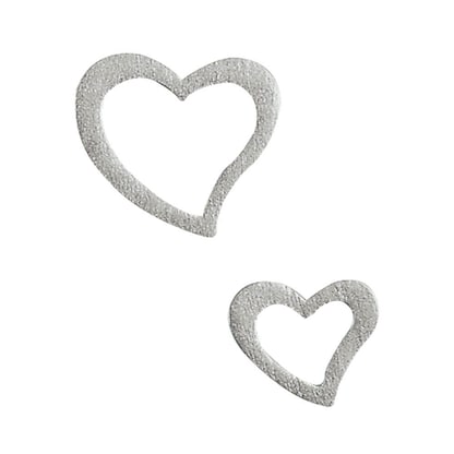 Artikelbild für Rayher Holz-Streudeko silber Herzen, 24 St., Artikelnummer 924753