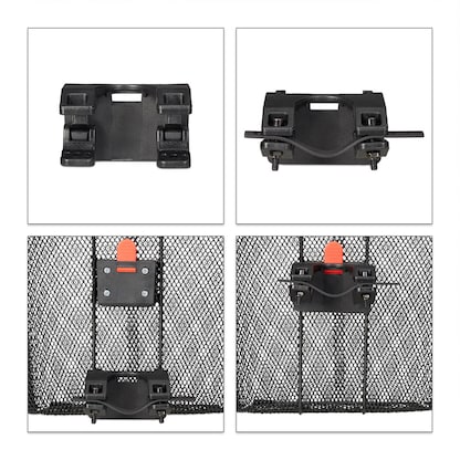 Artikelbild 5 für relaxdays Fahrradkorb vorne Stahl schwarz, Artikelnummer 441594