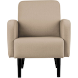 Artikelbild 1 für meet powered by PAPERFLOW Sessel LISBOA elfenbein schwarz Stoff 71,0 x 81,5 x 83,0 cm, 1 St., Artikelnummer 850861