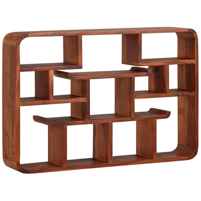 Artikelbild 2 für WOHNLING Wandregal sheesham 80,0 x 12,0 x 55,0 cm, 1 St., Artikelnummer 909331