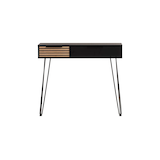 Artikelbild 1 für MÖBELPARTNER Hank Konsolentisch rechteckig Holzwerkstoff eiche, schwarz 103,7 x 32,1 x 88,4 cm, 1 St., Artikelnummer 255228