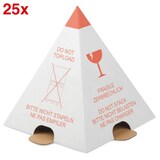 Artikelbild 1 für WIHEDÜ Palettenhütchen rot, weiß 23,0 cm, 25 St., Artikelnummer 520599