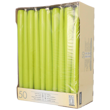 Artikelbild 3 für STARPAK Kerzen limonengrün, 50 St., Artikelnummer 683403